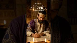 A glimpse into our ALL NEW Proverbs: Cinematic Edition ⬆️  #Proverbs #HolyBible #audiobible