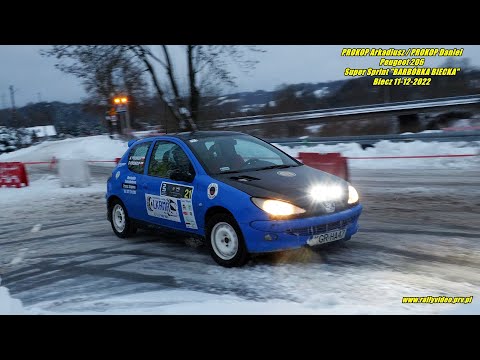 PROKOP Arkadiusz / PROKOP Daniel - Peugeot 206 - Super Sprint "BARBÓRKA BIECKA" Biecz 11-12-2022