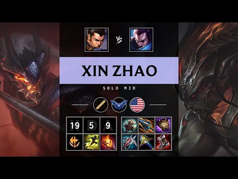 Xin Zhao Mid vs Yasuo - NA Diamond Patch 25.16