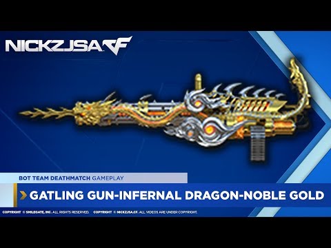 Gatling Gun-Infernal Dragon-Noble Gold | CROSSFIRE China 2.0