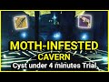 Cyst Moth Infested Cavern Solo In Under 4 Minutes Time Trial Destiny 2