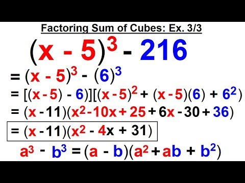 Algebra Ch 6 Factoring 1 of 55 What is a Factor