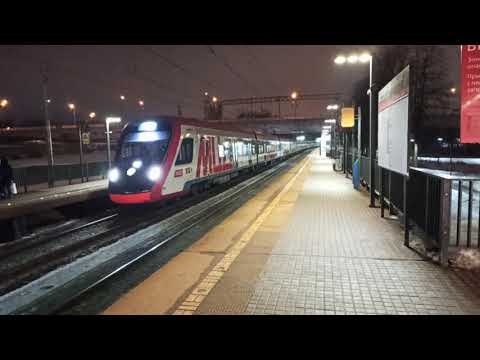 EG2Tv Ivolga train Moscow Russia | Russian Railways Moscow new city train Ivolga | Moscow train