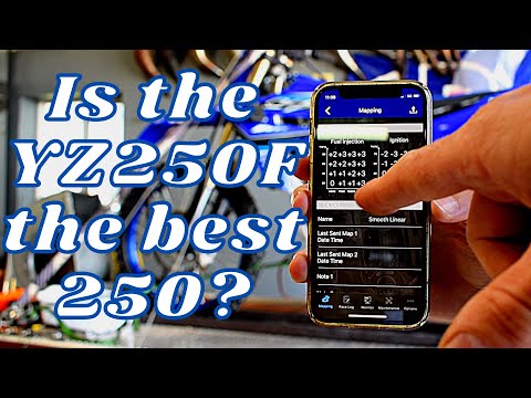 2022 YZ250F Stock Dyno Baseline and Maps Testing