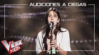 María Arilla canta &#39;On my own&#39; | Audiciones a ciegas | La Voz Kids Antena 3 2022