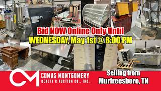 Middle Tennessee State University Warehouse Liquidation - Online Auction ends May 1st, 2024