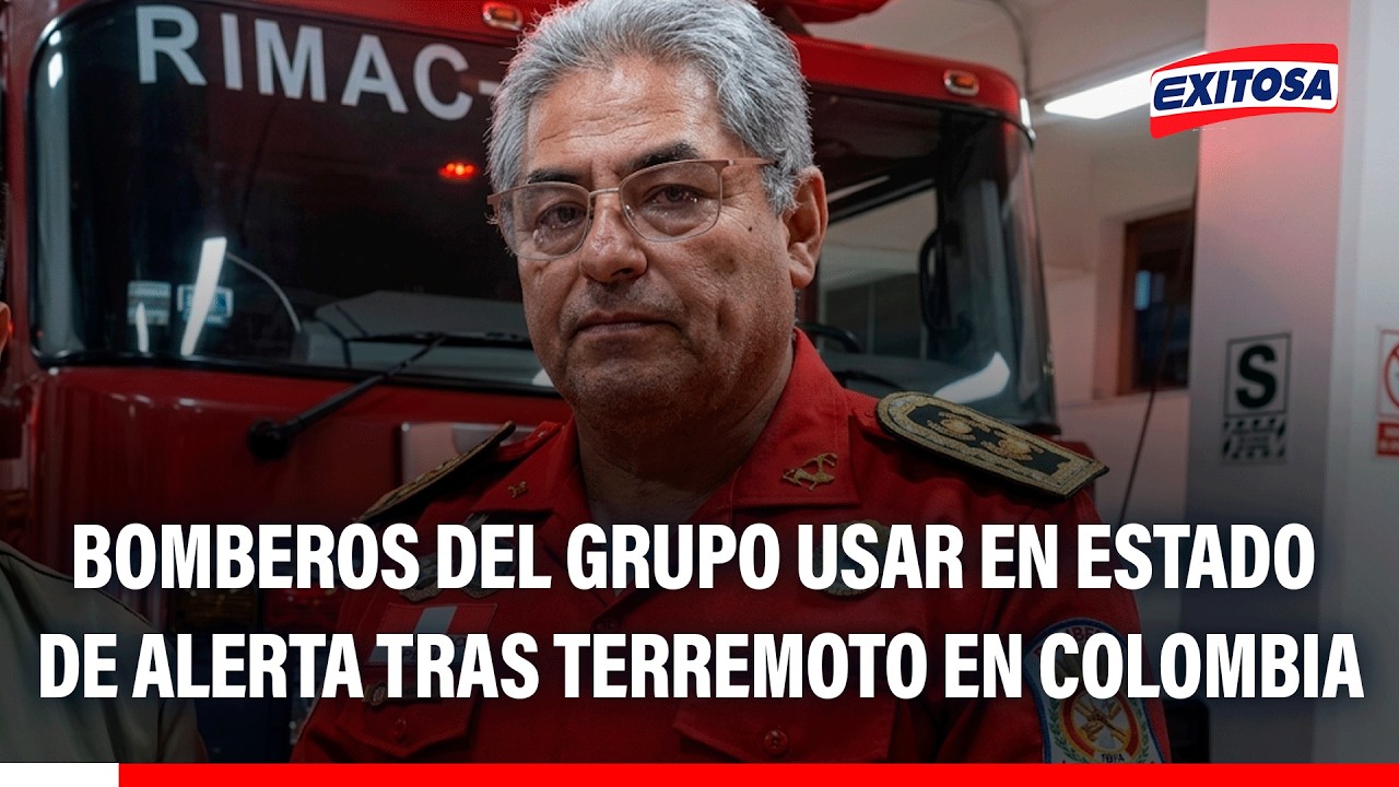 🔴🔵 Bomberos del grupo USAR listos y en alerta en caso de ser solicitados en Colombia