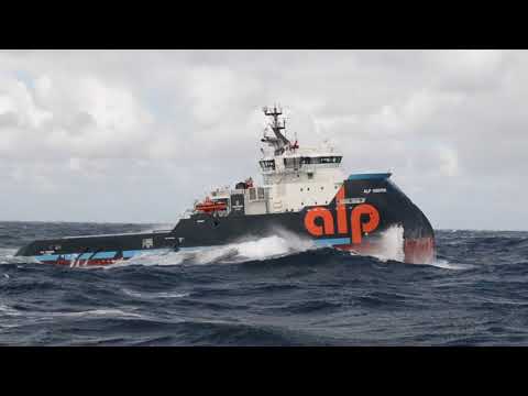 X-Bow tugs ALP Sweeper & Keeper in STORM
