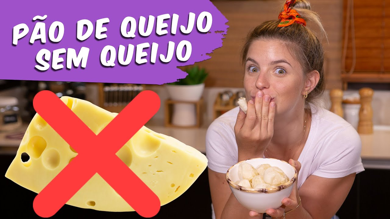 PÃO DE QUEIJO FIT SEM LACTOSE E SEM GLUTEN VEGANO