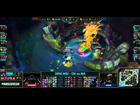 Mid-Season Invitational - RNG Vs. CLG - Stixxay Quadra Kill