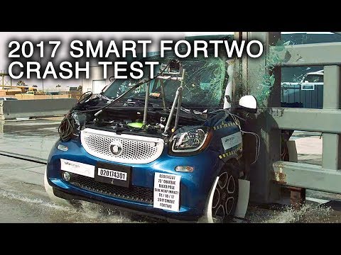 2017 Smart Fortwo Pole Crash Test