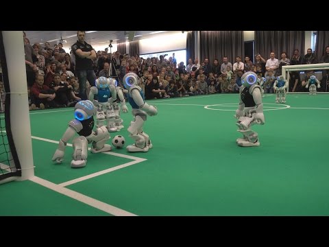 RoboCup EuropeanOpen 2016 SPL Finals: Nao-Team HTWK vs. B-Human | First Half