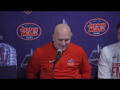 Stony Brook Men's Basketball Press Conference - March 8, 2024