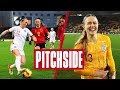 Sound ON! 🔉 Hear Carrow Road Roar on The Lionesses in The Arnold Clark Cup Against Spain | Pitchside