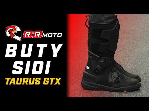 SIDI TAURUS GTX _ turystyczne buty motocyklowe ADV | Gore_Tex, Materiis, NUUN System