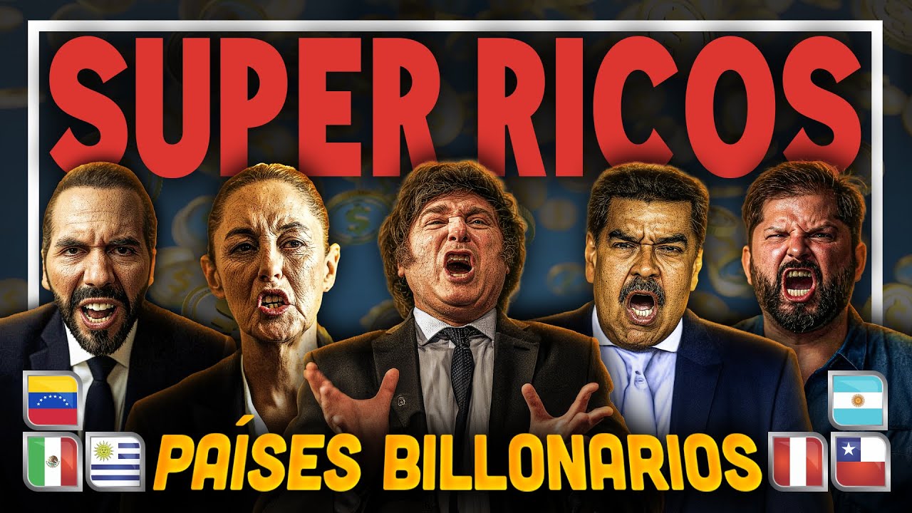 9 países LATINOS MÁS RICOS en PIB en 2025