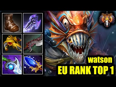 🔥 EUROPE RANK TOP 1 - WATSON - Rampage & Ultra Kill - Slark - Dota 2 Pro Game Highlights