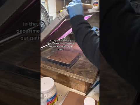 How it's Made: Handpainted Tile—Step 1: Dryline (#Shorts)