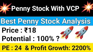 Penny Stock with VCP formation | High Growth Penny Stock #Investing #trading