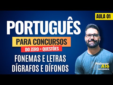 Portuguese for competitions from scratch + Questions | Class 01 | Phonemes, Letters, Digraphs and...