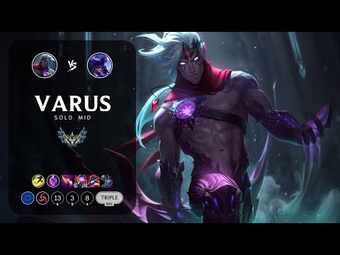 Varus Mid vs Ryze - EUW Challenger Patch 13.1