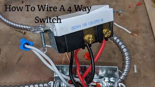How to wire a 4-way switch