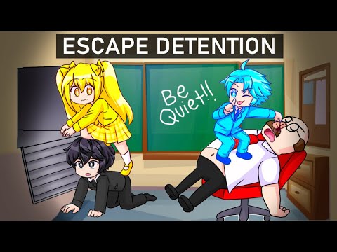 Sneaking Out Of DETENTION In Roblox..