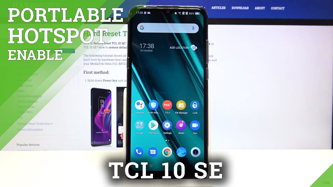 How to Enable Portable Hotspot on TCL 10 SE – Share Wi-Fi