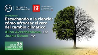 Conferencia-Cómo afrontar el reto del cambio climático (ESP)
