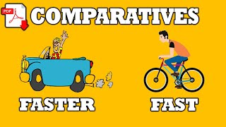 ADJECTIVES - comparatives - exercises - Fill in the blanks - Easy English Lesson
