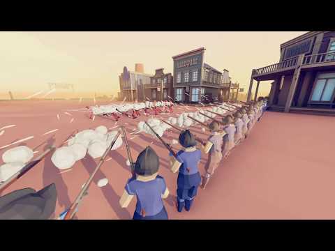 10 Deadeyes vs 20 musketeers in TABS with Wild West Fraction Update