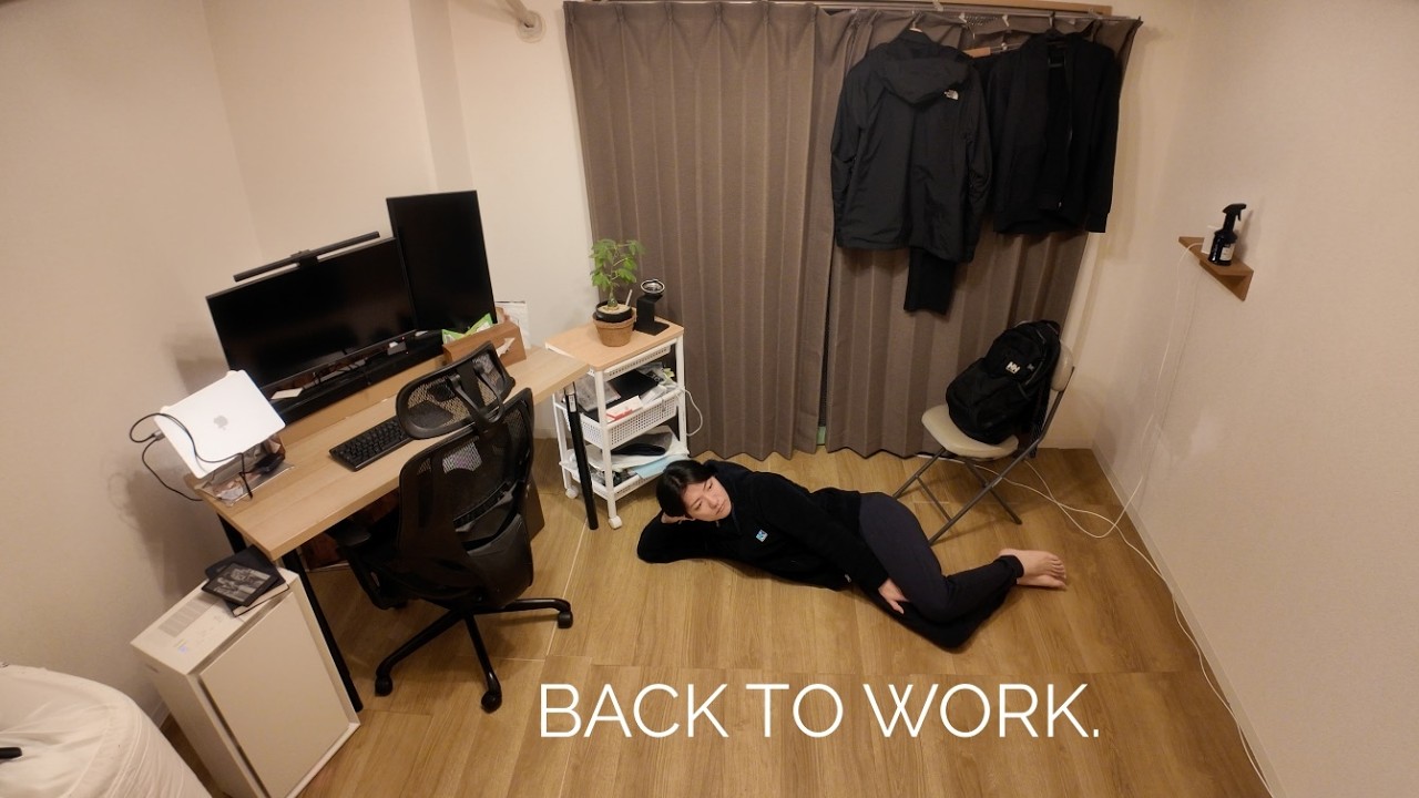 Me: “I Finished Work… Then Went Back for a Night Shift.” | Japanese Salaryman Vlog