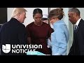 The Gift The Stairs And The Greeting See The Protocol Differences Between The Obamas And The T
