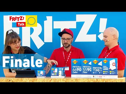 Finale mit Live-Gewinnspiel | FRITZ! Talk live von der IFA 2022
