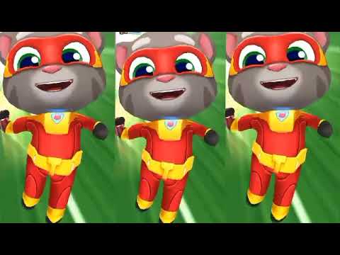 Imitate Angela Hero - Talking Tom Hero Dash In Real Life ||Talking tom||Tom hero Race
