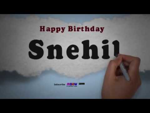 Happy Birthday Snehil | Whatsapp Status Snehil