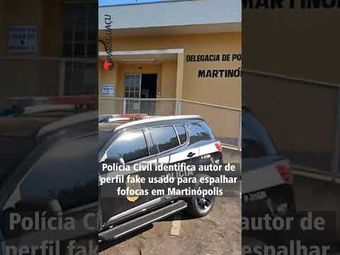 Polícia Civil identifica autor de perfil fake usado para espalhar fofocas em Martinópolis