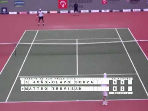 João Souza vs Matteo Trevisan (1ª Rodada) - Aberto de São Paulo 2011 - 8/13