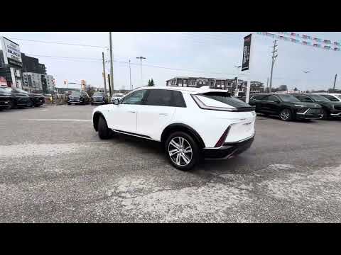 2024 Cadillac LYRIQ 4dr Tech w/1SA in White for sale at Boyer Pickering Chevrolet Cadillac Buick GMC Ltd. in Pickering, ON