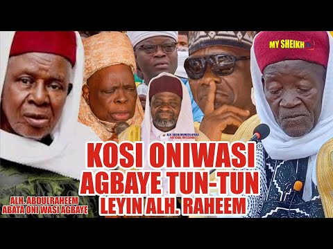 ANOTHER ONIWASI AGBAYE IS A CANTAFITY. BY ALHAJI AGBA TONI. SHEIKH BUKHARI MUSA AJIKOBI 1