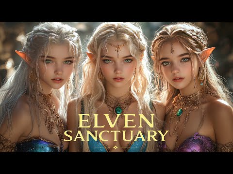 Elven Sanctuary 🌿 Enchanted Elvish Views & Relaxing Music With Atmospheric Female Vocals