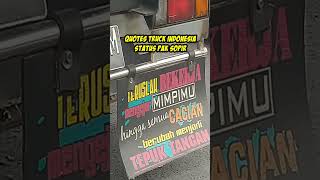 Download lagu Kata kata quotes keren truck buat story wa terbaru : teruslah bekerja mengejar mimpimu agar semua .. mp3