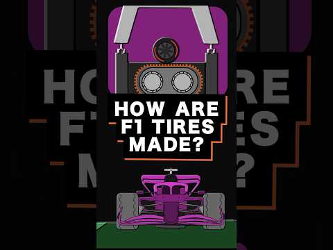 HOW ARE F1 TIRES MADE? #shorts #cars #automotive #f1 #engineering #supercars