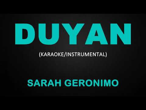 Duyan - Sarah Geronimo (Karaoke/Instrumental)