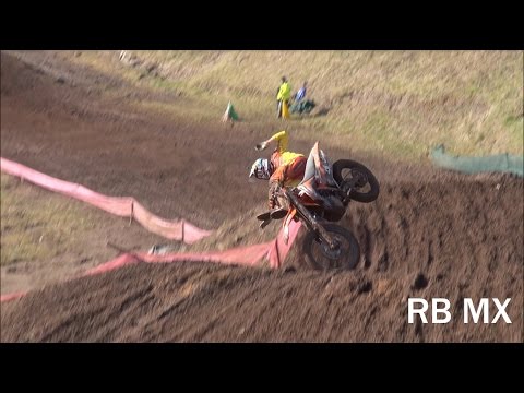 Crash Jake Nicholls - Masters Motocross International 2015 - Lacapelle Marival