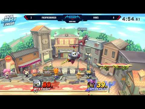 MSM 166 - FredFredBurger (Captain Falcon) Vs. Viibes (Meta Knight) Losers Finals - Smash 4