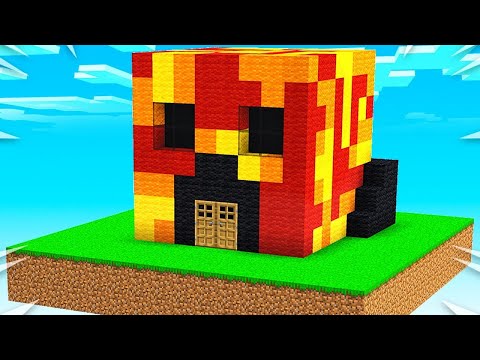 Preston vs Brianna Sky House Battle! - Minecraft