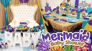 Mermaid Baby Shower | Event Planner Columbia, SC | Mermaid Theme Baby Shower | Columbia SC