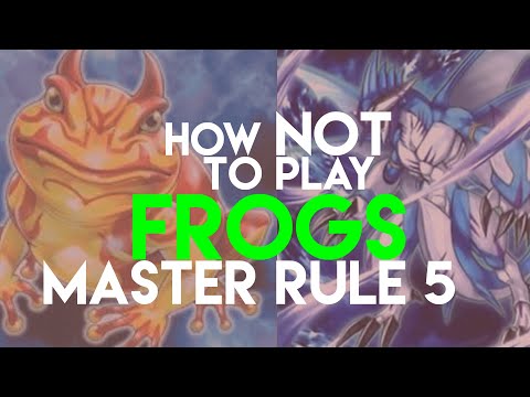 How *Not* to Play Frogs in Master Rule 5 🔴 Yu-Gi-Oh! MR5 (Tenyi Paleo Frogs)
