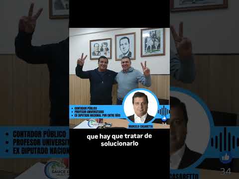 🇦🇷 SAUCE DE LUNA. Hoy estuve con Alcides Alderete, Intendente, para darle todo nuestro respaldo